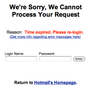 Hotmail spoof